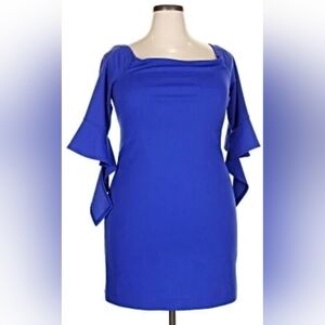 XXL-Thalia Sodi Royal Blue Dress.